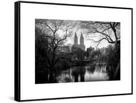 Central Park View in Winter-Philippe Hugonnard-Framed Stretched Canvas