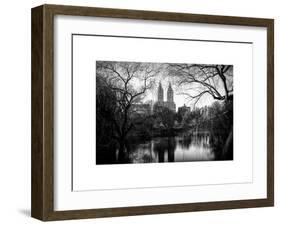 Central Park View in Winter-Philippe Hugonnard-Framed Art Print