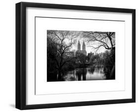 Central Park View in Winter-Philippe Hugonnard-Framed Art Print