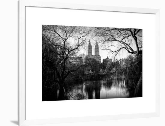 Central Park View in Winter-Philippe Hugonnard-Framed Art Print