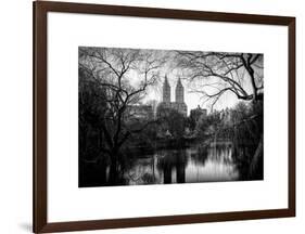 Central Park View in Winter-Philippe Hugonnard-Framed Art Print