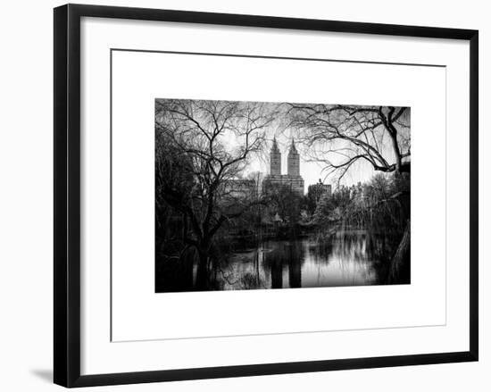 Central Park View in Winter-Philippe Hugonnard-Framed Art Print