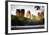 Central Park view - Manhattan - New York City - United States-Philippe Hugonnard-Framed Photographic Print