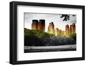 Central Park view - Manhattan - New York City - United States-Philippe Hugonnard-Framed Photographic Print