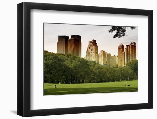 Central Park view - Manhattan - New York City - United States-Philippe Hugonnard-Framed Photographic Print