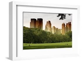 Central Park view - Manhattan - New York City - United States-Philippe Hugonnard-Framed Photographic Print