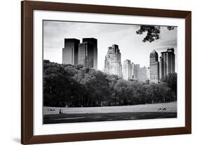 Central Park view - Manhattan - New York City - United States-Philippe Hugonnard-Framed Photographic Print