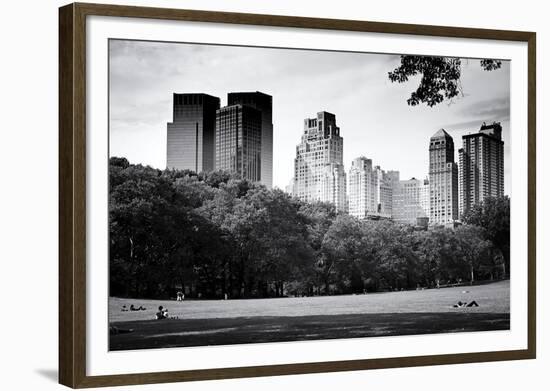 Central Park view - Manhattan - New York City - United States-Philippe Hugonnard-Framed Photographic Print