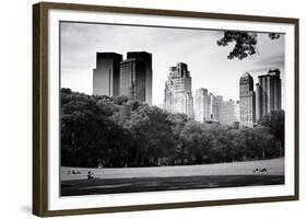 Central Park view - Manhattan - New York City - United States-Philippe Hugonnard-Framed Photographic Print