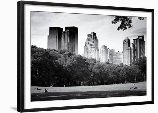 Central Park view - Manhattan - New York City - United States-Philippe Hugonnard-Framed Photographic Print