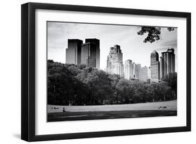 Central Park view - Manhattan - New York City - United States-Philippe Hugonnard-Framed Photographic Print