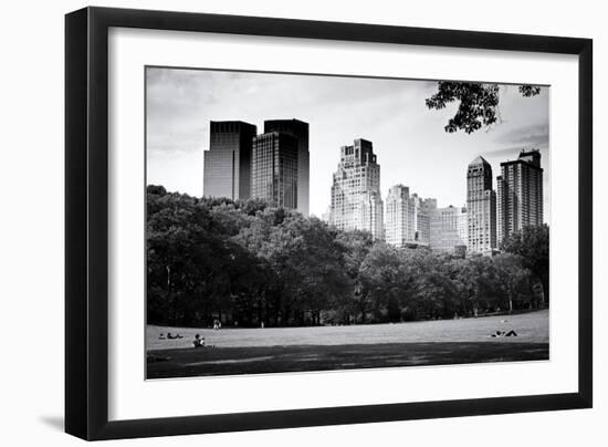 Central Park view - Manhattan - New York City - United States-Philippe Hugonnard-Framed Photographic Print