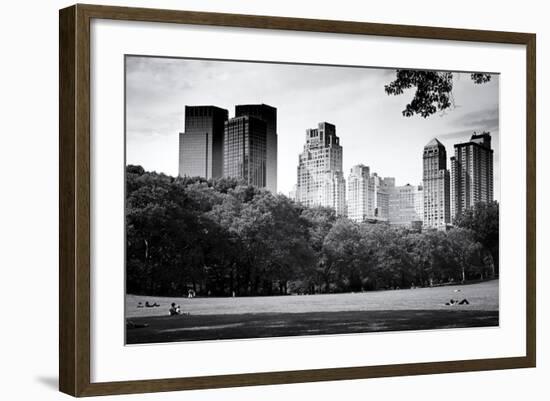 Central Park view - Manhattan - New York City - United States-Philippe Hugonnard-Framed Photographic Print