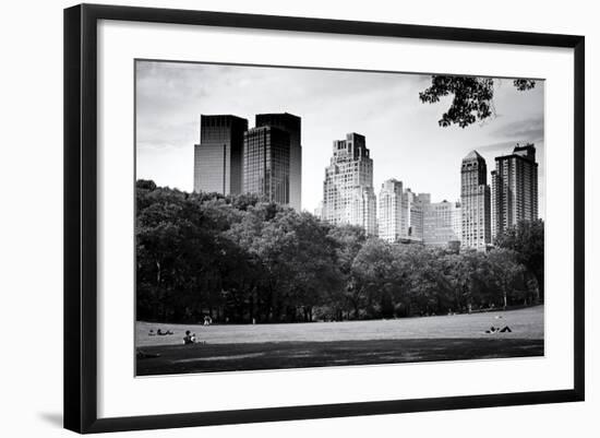 Central Park view - Manhattan - New York City - United States-Philippe Hugonnard-Framed Photographic Print