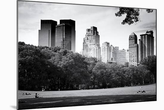 Central Park view - Manhattan - New York City - United States-Philippe Hugonnard-Mounted Photographic Print