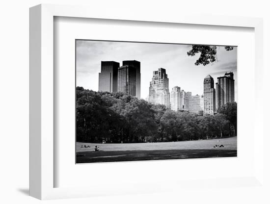 Central Park view - Manhattan - New York City - United States-Philippe Hugonnard-Framed Photographic Print