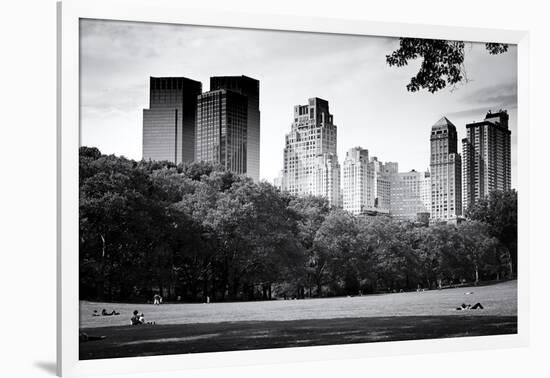 Central Park view - Manhattan - New York City - United States-Philippe Hugonnard-Framed Photographic Print