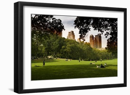 Central Park view - Manhattan - New York City - United States-Philippe Hugonnard-Framed Photographic Print