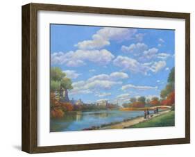 Central Park Vista-John Zaccheo-Framed Giclee Print