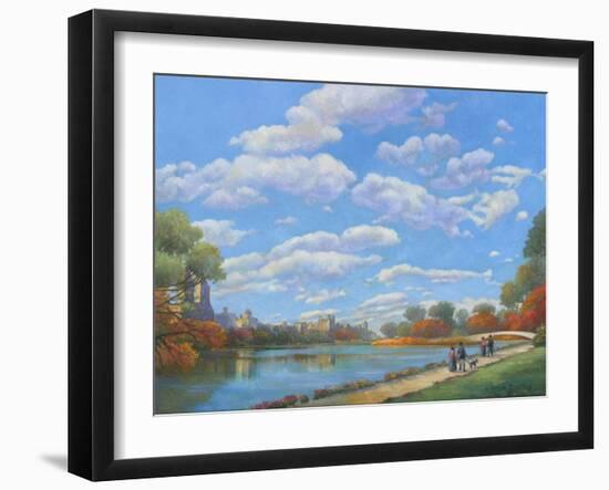 Central Park Vista-John Zaccheo-Framed Giclee Print