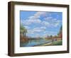 Central Park Vista-John Zaccheo-Framed Premium Giclee Print