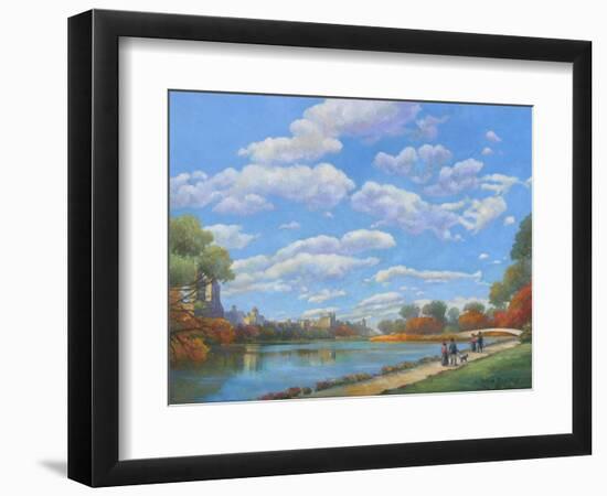 Central Park Vista-John Zaccheo-Framed Premium Giclee Print