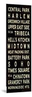 Central Park Weathered Sign-null-Mounted Art Print