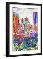 Central Park West, 2011-Peter Graham-Framed Giclee Print