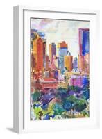 Central Park West, 2011-Peter Graham-Framed Giclee Print