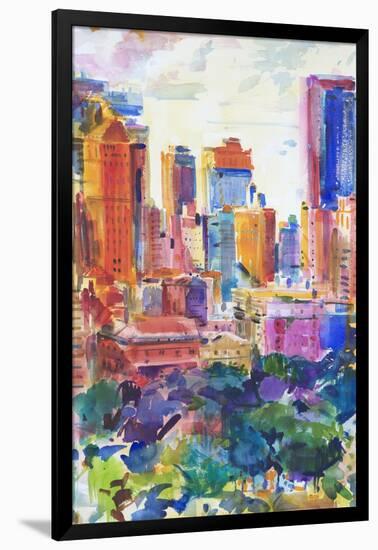 Central Park West, 2011-Peter Graham-Framed Giclee Print