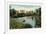 Central Park West, Lake, New York City-null-Framed Premium Giclee Print