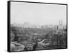 Central Park West Site from Fifth Avenue-null-Framed Stretched Canvas