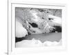 Central Park Winter Lake II-Yoni Teleky-Framed Art Print