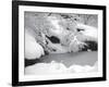 Central Park Winter Lake II-Yoni Teleky-Framed Art Print