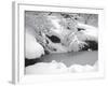 Central Park Winter Lake II-Yoni Teleky-Framed Art Print