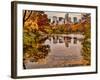 Central Park with Central Park South in the Fall, Manhattan, New-Sabine Jacobs-Framed Photographic Print