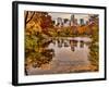 Central Park with Central Park South in the Fall, Manhattan, New-Sabine Jacobs-Framed Photographic Print