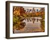 Central Park with Central Park South in the Fall, Manhattan, New-Sabine Jacobs-Framed Photographic Print