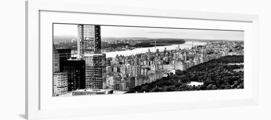 Central Park with Skyscrapers and Upper West Side Manhattan View at Sunset, New York-Philippe Hugonnard-Framed Photographic Print