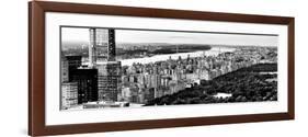 Central Park with Skyscrapers and Upper West Side Manhattan View at Sunset, New York-Philippe Hugonnard-Framed Photographic Print