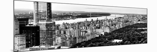 Central Park with Skyscrapers and Upper West Side Manhattan View at Sunset, New York-Philippe Hugonnard-Mounted Photographic Print