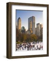 Central Park, Wollman Icerink, Manhattan, New York City, USA-Alan Copson-Framed Photographic Print