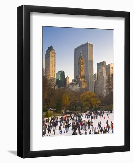 Central Park, Wollman Icerink, Manhattan, New York City, USA-Alan Copson-Framed Photographic Print