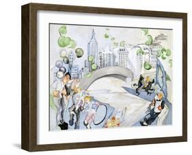 Central Park-Zelda Fitzgerald-Framed Art Print