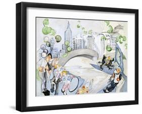 Central Park-Zelda Fitzgerald-Framed Art Print