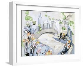 Central Park-Zelda Fitzgerald-Framed Art Print