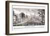 Central Part of Concord, from "Historical Collections of Massachusetts"-John Warner Barber-Framed Giclee Print