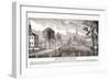 Central Part of Concord, from "Historical Collections of Massachusetts"-John Warner Barber-Framed Giclee Print