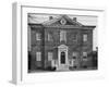 Central pavilion, street front of Harwood House, Annapolis, Maryland, 1922-null-Framed Photographic Print