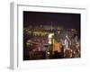 Central Plaza Building, Victoria Harbor, Wanchai, Hong Kong, China-Dallas and John Heaton-Framed Photographic Print